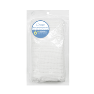 L’Ange Khăn quấn ủ tóc/Khăn lau tóc/Khăn tắm vải bông 6 lớp 55x90cm cho bé