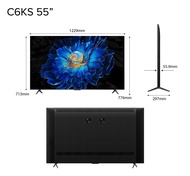 NEW | TCL C6KS Premium QD-Mini LED 4K TV | 55 65 75inch | High HDR Brightness | Ultra Slim Design |