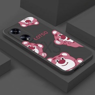New Case VIVO V25 V5 Plus X9 V7 V17 Pro Z1 Pro S1 S1 Pro Case Strawberry Bear Soft Silicone Phone Case