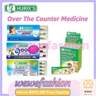 HURIX'S 600 FLUAWAY 6'S / 900 FLUCOLD 6'S / 1000 COLD FEVER 6'S / Toothache & Headache 6's