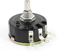 Uxcell a14071400ux0781 wx111 030 10K Ohm 5% 3W 3Pin Wirewound Variable Resistor Potentiometer, 1.69"