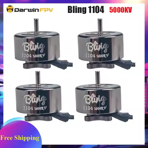 DarwinFPV Bling Series 1104 5000KV Brushless Motor for FPV Drone FPV Racing Multirotor Parts Accesso