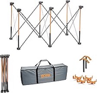 BORA Centipede CK6S 30 inch height Portable Work Stand, Includes 4 X-Cups, 4 Quick Clamps, Carry Bag