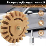 4 Inch Pneumatic Car Wheel Glue Remover Glue Remover Wheel Rubber Sanding Wheel Car Tire Polishing W