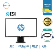 [Same Day Delivery] Refurbished HP E231, LA2306x Monitor 23 inch VGA HDMI Port Full HD  [Up to 12 Months]