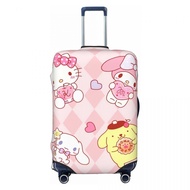 Sanrio Kuromi Hellokitty Design Printing Luggage Cover Protector Washable Elastic Suitcase Cover Dustproof Anti-Scratch/Luggage Cove