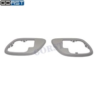 Interior Inside Door Handle Trim Bezels Gray Pair Set 15708079 For Chevy GMC Truck 15708080 81922 81