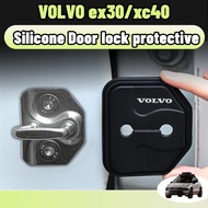 HYS Volvo ex30 / xc40 / ex40 Silicone Pad Shockproof For Car Door Lock 4 pcs Accessories