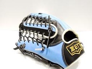 限量店家訂製款 日本品牌 ZETT 硬式牛皮 反手 棒壘球 野手手套 外野手套 牛舌檔(BPGT-9SP6737)
