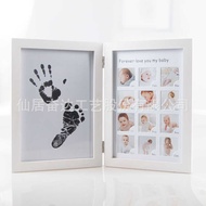 Pet Hand Footprint Photo Frame Customized Baby Baby Hand Footprint Growth Commemorative Photo Frame