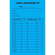 HP ANGSURAN CARD/HP KREDIT