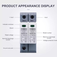SPD DC 1000V 800V 600V 20KA~40KA SURGE ARRESTER PROTECTOR PROTECTIVE - ABINAYA7