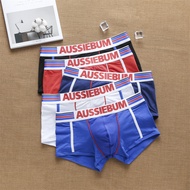 Aussiebum Men's Cotton Boxer Briefs Comfortable Sweat-Absorbent Breath