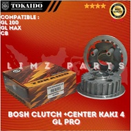 BOS CLUTCH + CENTER LEGS 4 GL PRO TOKAIDOCOMPPATIBLE: GL100, GL MAX, CB