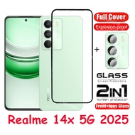 For Realme 14x 5G 2025 Full Cover Screen Protector Transparent Film For Realme 14x 5G Realme14  14Re