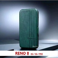 Dc Flip Case OPPO RENO 8/RENO8 4G/5G/PRO TripleX Leather High Quality Protection
