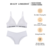Bộ Áo Ngực Và Quần Lót Nữ Mút Mỏng Đệm Ngực Cotton Thiên Nhiên Being Me  Miley Lingerie