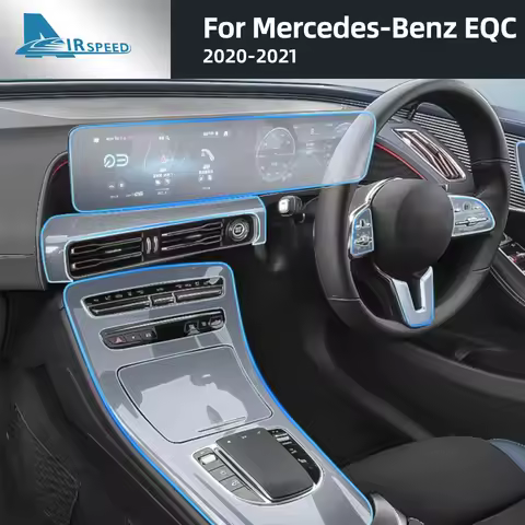 TPU Protective Film for Mercedes Benz EQC Eqc350 400 2020 2021 Car Interior Sticker Center Console A