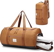 Travel Duffel Bag Weekender Overnight - Bag for Women Men 40L Bag with Shoe Compartment Wet Pocket M