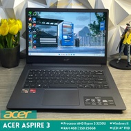 ACER ASPIRE 3 AMD RYZEN 3 3250U 8GB 256GB SSD WINDOWS 11 SECOND
