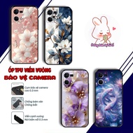 Reno 7 4G Reno 8 8z 5G F21 Pro, Reno 7Z 5G case, flexible, safe and healthy, with beautiful flower p