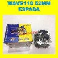 WAVE 110 RACING BLOCK 53MM ESPADA DASH BLOCK RACING 53 MM ESPADA W110 BLOCK 53MM RACING BLOK 53 MM W