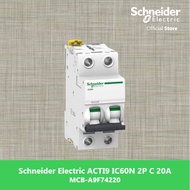 Schneider Electric ACTI9 IC60N 2P C 20A MCB-A9F74220