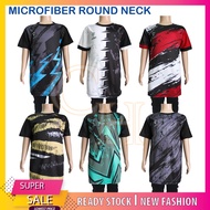 (HARGA BORONG) KIDS T-SHIRT MICROFIBER CASUAL SHORT SLEEVES SOCCER SUKAN STRETCHABLE (BAJU MICROFIBE