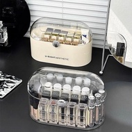 Lipstick Storage Box with Lid Compartment Dressing Table Cosmetic Shelf Light Luxury Acrylic Transparent Desktop Organizer Box storage box storage bed toyogo storage drawer jewellery box  organiser box box storage  toyogo storage