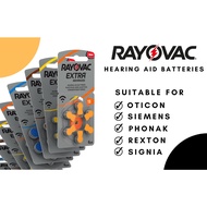 Expiry 2026 | ONLY Rayovac Extra Advanced Hearing Aid Batteries (13 312 10 675) SIGNIA SIEMENS OTICO