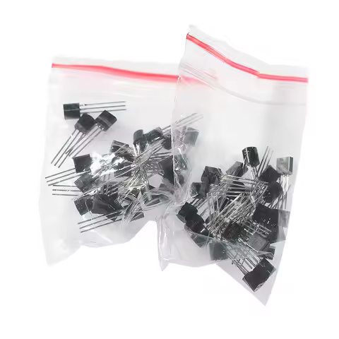 50pcs/lot 2N5551 2N5401 NPN Transistor Set, TO-92 Switching Transistors electronic components kit