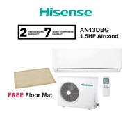Hisense Air Conditioner R32 (1.5HP) AN13DBG [Free Floor Mat]