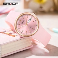 SANDA Personalized Pointer Quartz Waterproof Night Light Men's Watch - Solid Colour 6213