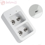 [COD] 9V Battery Charger Smart Fast Battery Durable 2 Slots Lithium Battery Charger For 9V Ni-MH/Ni-