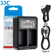 JJC LP-E6 LP-E6N Battery Charger for Canon EOS R6 III R6 II R5 II R5 R6 R7 R 90D 80D 6D Mark II 7D M