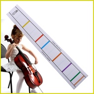 Cello Fingerboard Stickers Adhesive Fret Board Label Finger Sticker for Cello Practice Training Begi