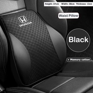 แผ่นหมอนอิงศีรษะคอรถนุ่มระบายอากาศได้ดีหมอนรองหลังรองรับหลังเอวเหมาะสำหรับ Honda Odyssey WRV Cider A