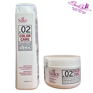 Silky 02 COLOR CARE COLOR-preserving shampoo and hair conditioner 250mlx2 - NN