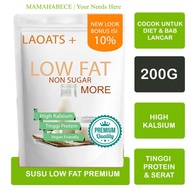 MERAH Low Fat Milk Slimming Low Fat Oat Milk Red Rice Lowering Diet Milk Meal Replacement Low Fat Mi