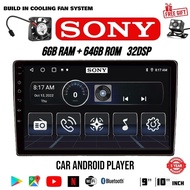 [6GB RAM+64GB ROM] Sony Android Player 9"10" inch Quad Core Car Multimedia MP5 Player WIFI