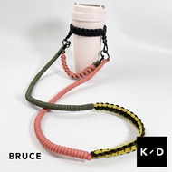 JINI TUMBLER CARRIER Sports Water Bottle Bag Stainless Steel Tumbler Flask Mountaineering Buckle