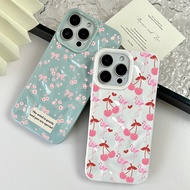 For iphone case Bunga merah jambu dengan Butterfly Shockproof phone case Sarung telefon 11 13 15 16 
