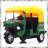 V2High Simulation Indian Tricycle Cars Toy India Pull Back Light Sound Motorcycle Toys Car for Kids 