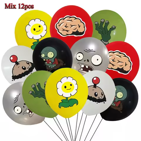 Plants vs Zombies Birthday Party Decoration Tableware Tablecloth Plate Cup Napkin Baby Shower Plants