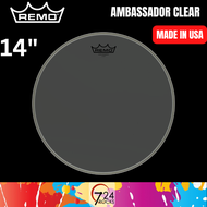 Remo drumheads Remo Ambassador Clear Drum Head 14 Inch BA-0314-00 724ROCKS