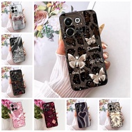 For Tecno Spark 30 5G KL8 Phone Casing For Techno Spark 30 5G Case Cover Silicone Cute Cat Luxury Fl