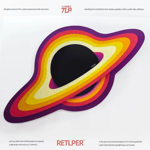 Retlper Reflective Stickers Original Black Hole Outside the Window Cosmic Bodies 3D Effect Waterproo