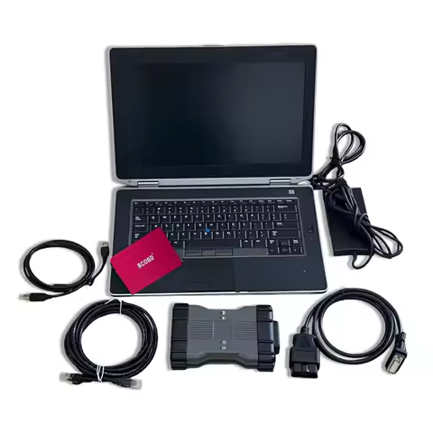 MB STAR C6 VCI for Mercedes Cars Pro Auto Diagnostic Tool Latest Software Version 09.2025 in Laptop 