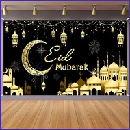 Eid Decorations 70.8x43.3 Inch Portable Culture Banner Party Decoration Decorative Festival Wall Sig
