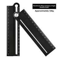 Multi-function Ruler Angle Ruler Compass Draw Parallel Lines Measure Line Thickness and Text Size